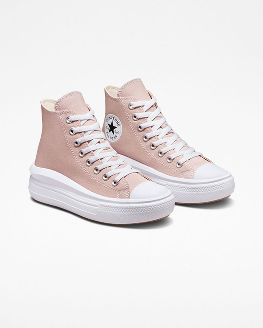 Topanky Na Platforme Converse Chuck Taylor All Star Move Seasonal Color Vysoke Damske Siva Biele | SK ZDNAM8